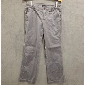Banana Republic The Martin Fit Pants Women's Size 8 Grey Classic Casual Comfy‎